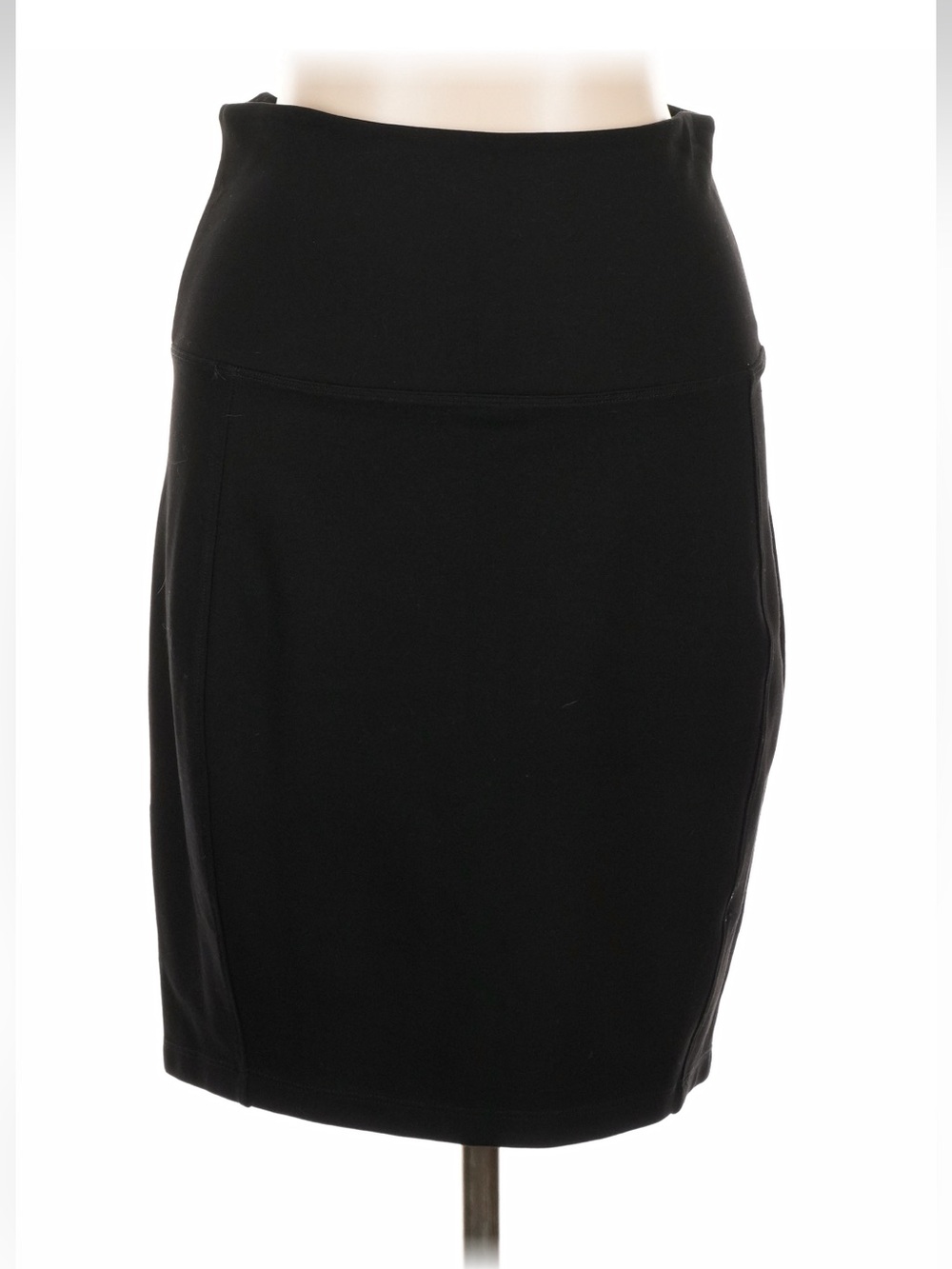 bobi Black High-Waist Knit Pencil Skirt Size Large Stretch